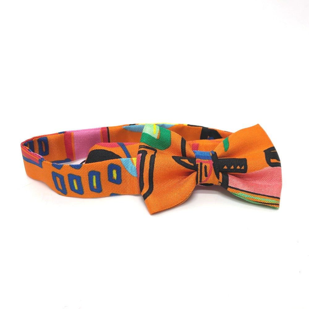 HERMES tie silk multicolor Noupapillon