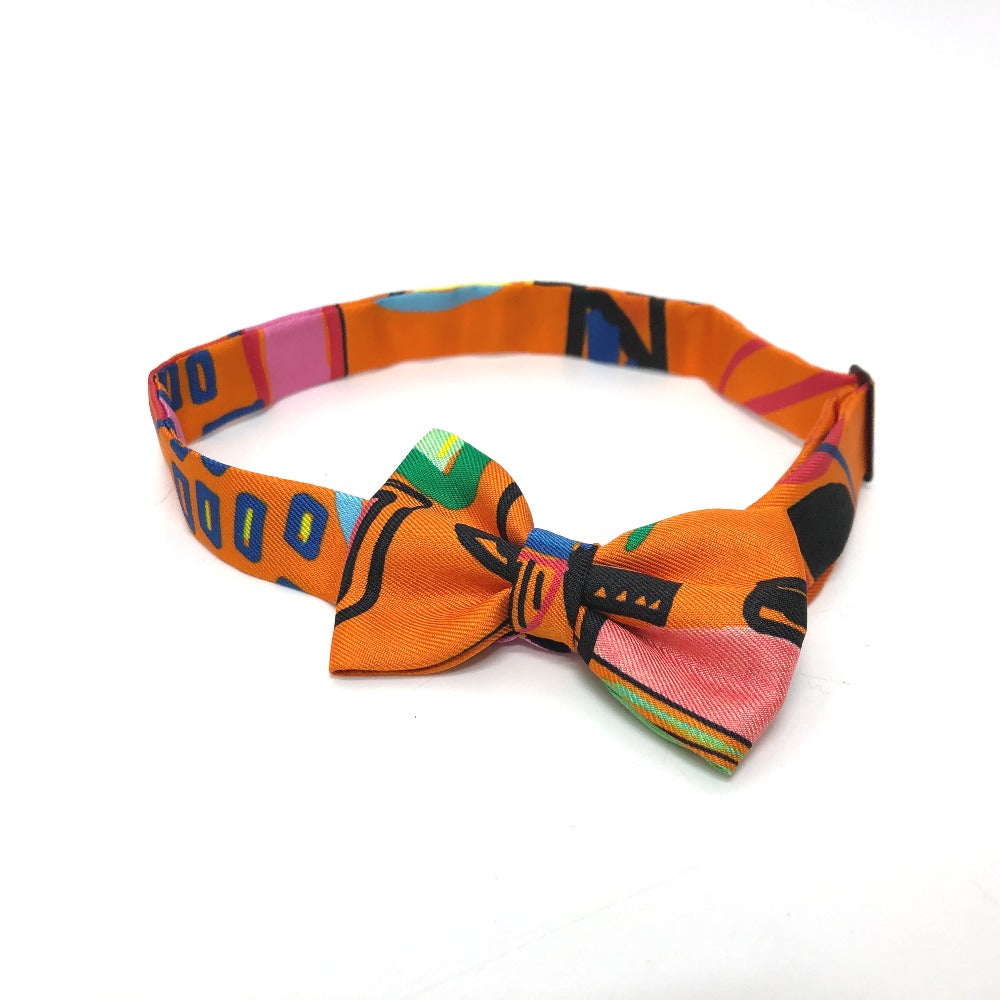 HERMES tie silk multicolor Noupapillon