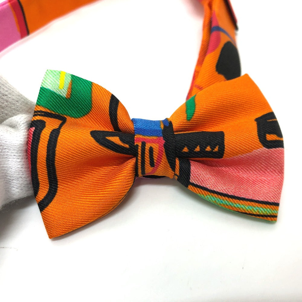 HERMES tie silk multicolor Noupapillon