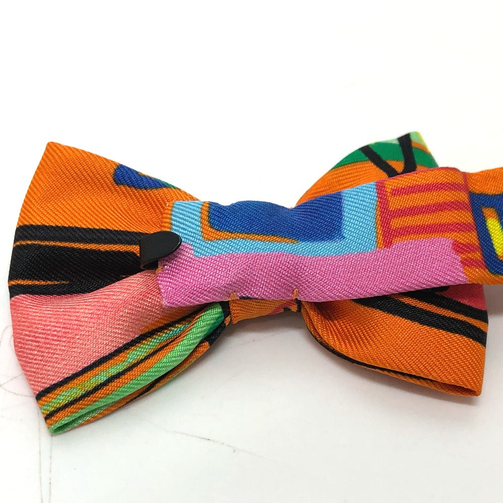 HERMES tie silk multicolor Noupapillon
