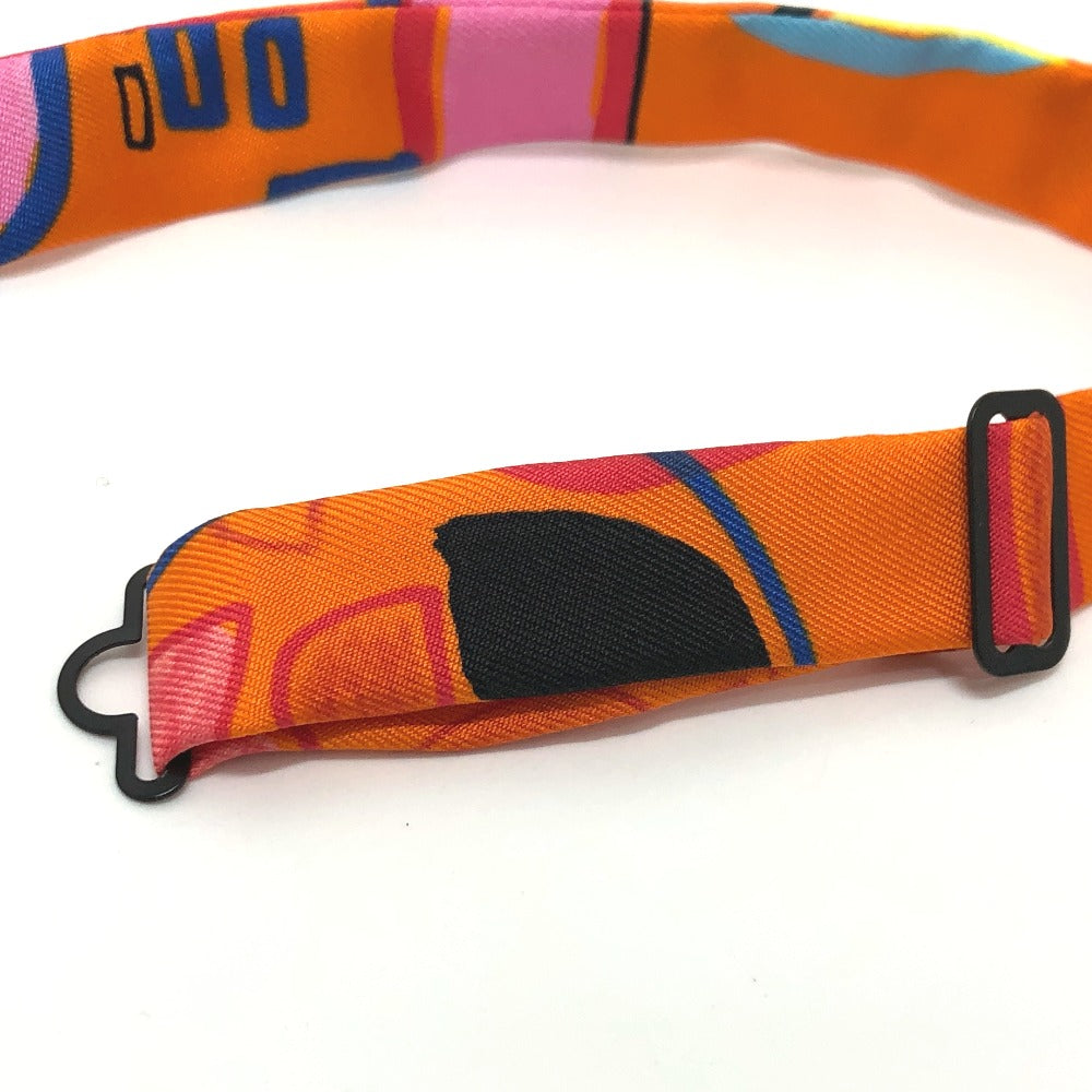 HERMES tie silk multicolor Noupapillon