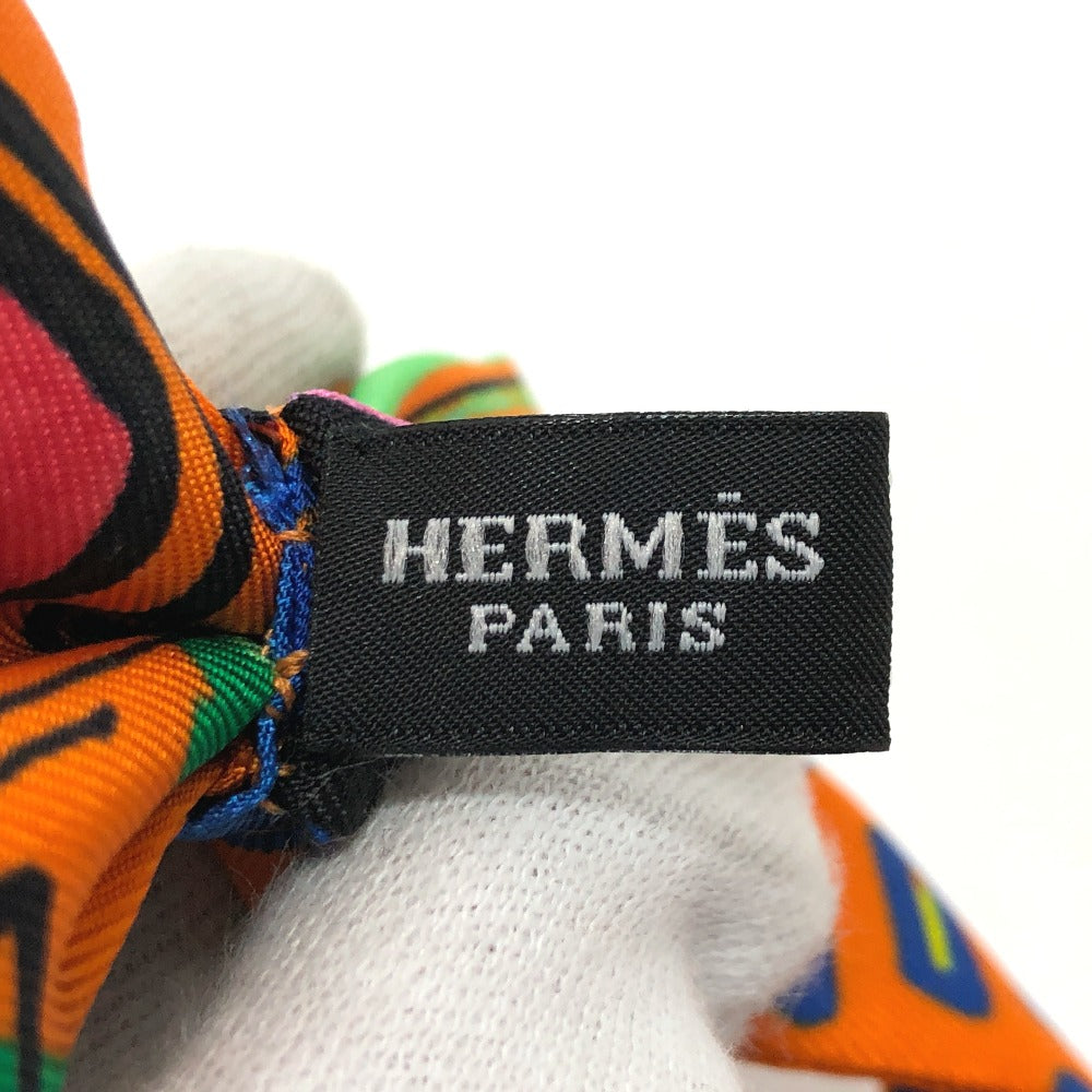 HERMES tie silk multicolor Noupapillon