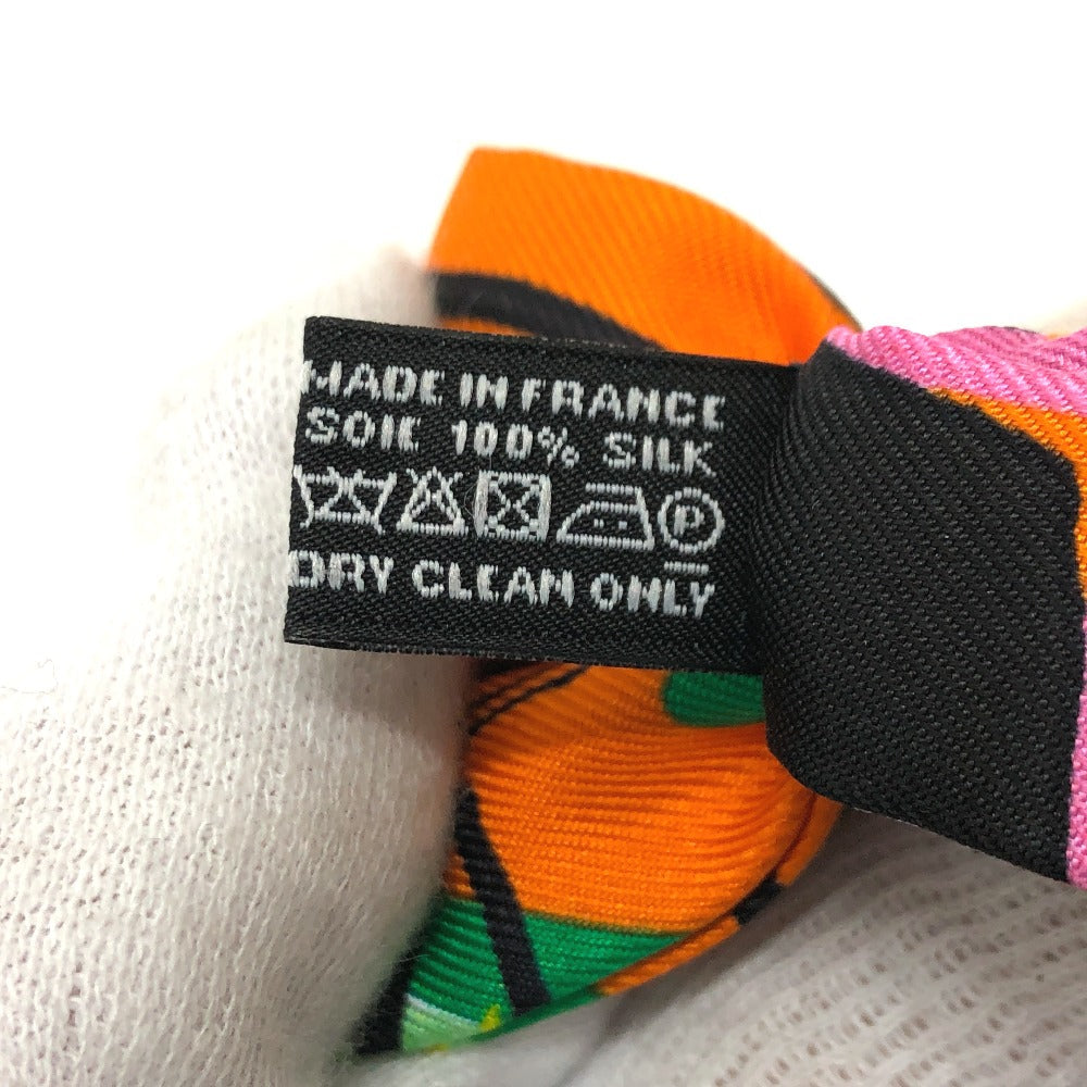 HERMES tie silk multicolor Noupapillon