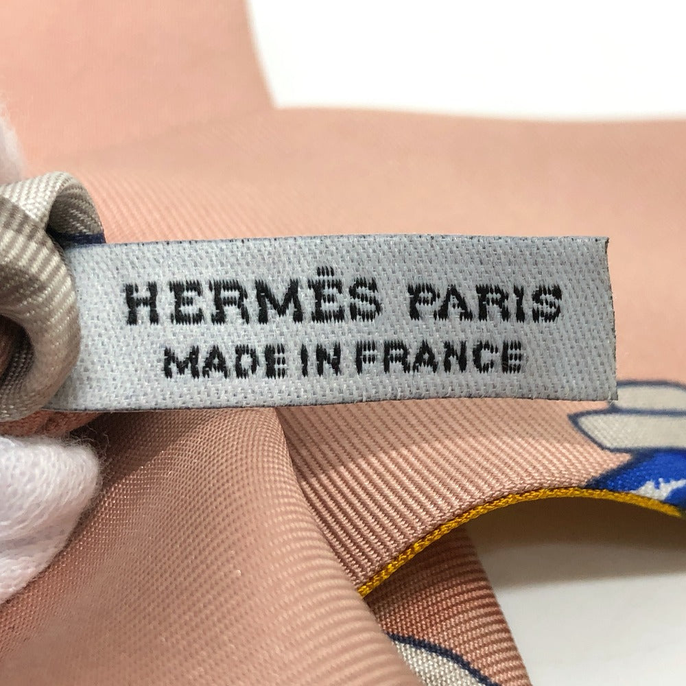 HERMES hair accessory silk multicolor Scrunchie Bella Women Used