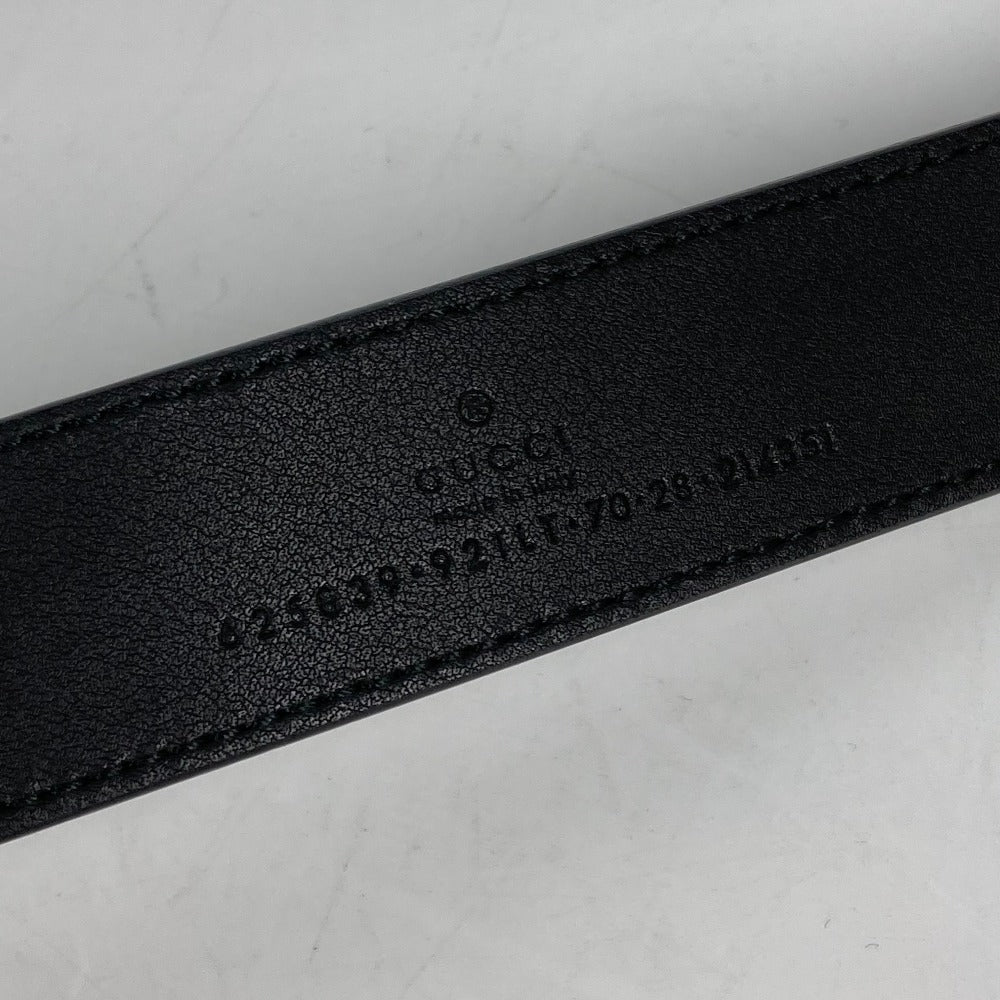 GUCCI belt 625839 GG Supreme Canvas beige Double G buckle Women 70 Used