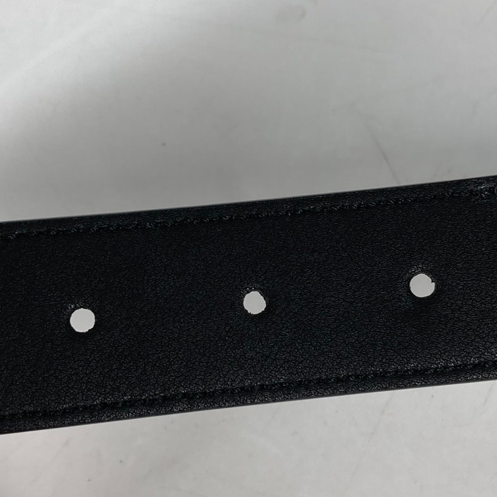 GUCCI belt 625839 GG Supreme Canvas beige Double G buckle Women 70 Used