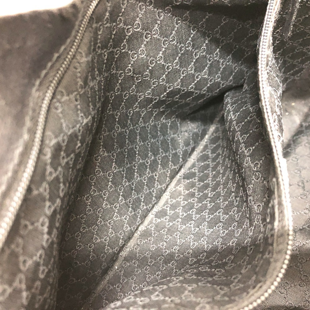 GUCCI Handbag 73983 canvas black Sherry line Webbing Women Used
