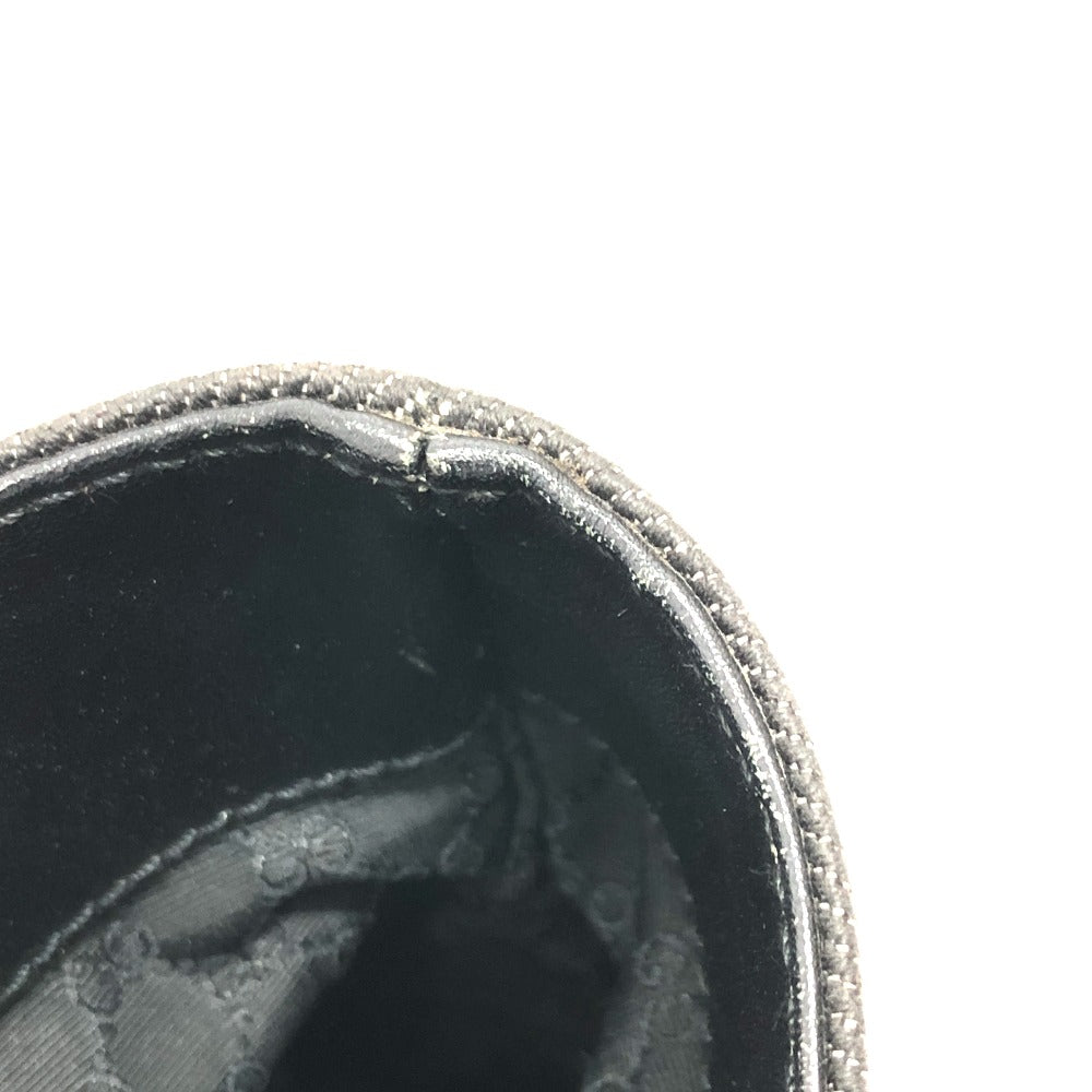 GUCCI Handbag 73983 canvas black Sherry line Webbing Women Used