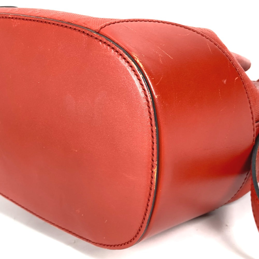 GUCCI Shoulder Bag 354229 leather Orange type purse Diamante Women Used