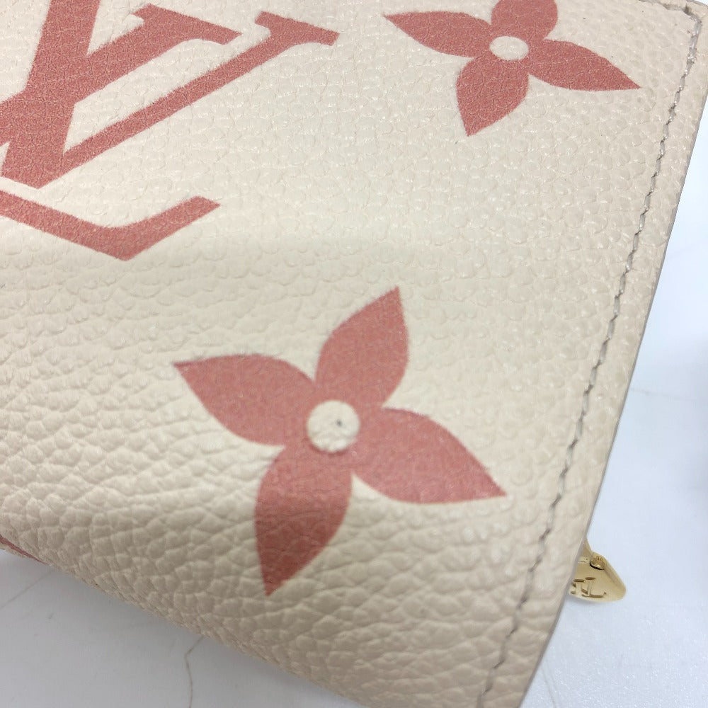 LOUIS VUITTON Folded wallet M81927 Monogram Ann Platt Leather beige Monogram Ann Platt Portefeuille Clare