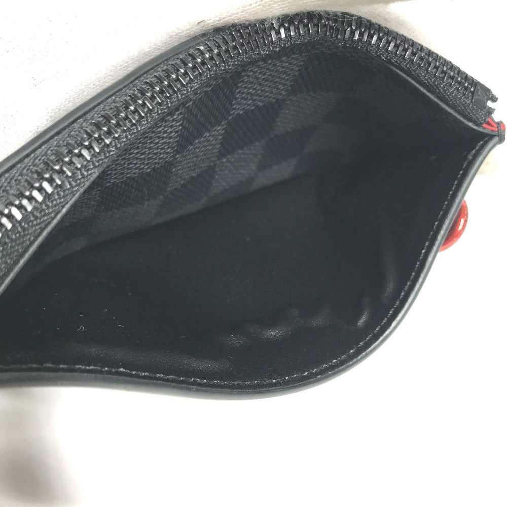 LOUIS VUITTON Coin case N60354 Damier Grafitto Canvas black Damier Grafitte Utility coin card holder