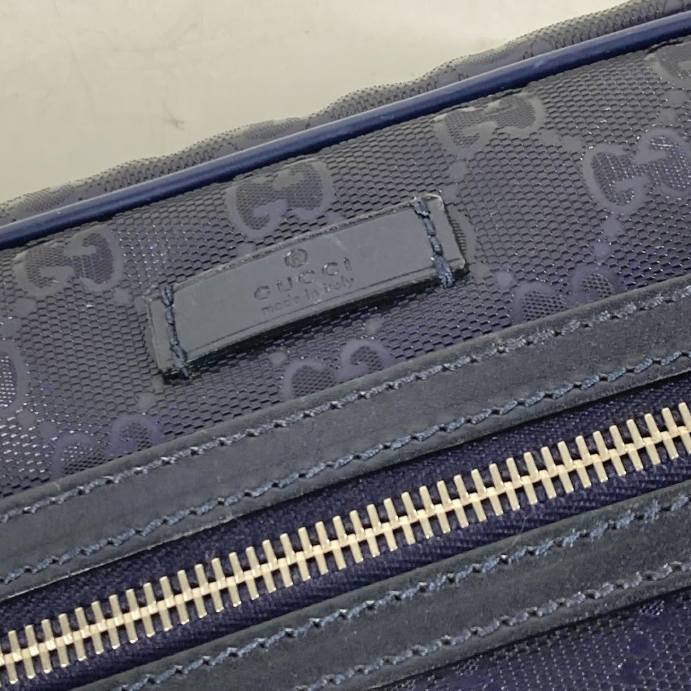 GUCCI Shoulder Bag 201447 GG Imprime, Leather blue GG implementation mens Used