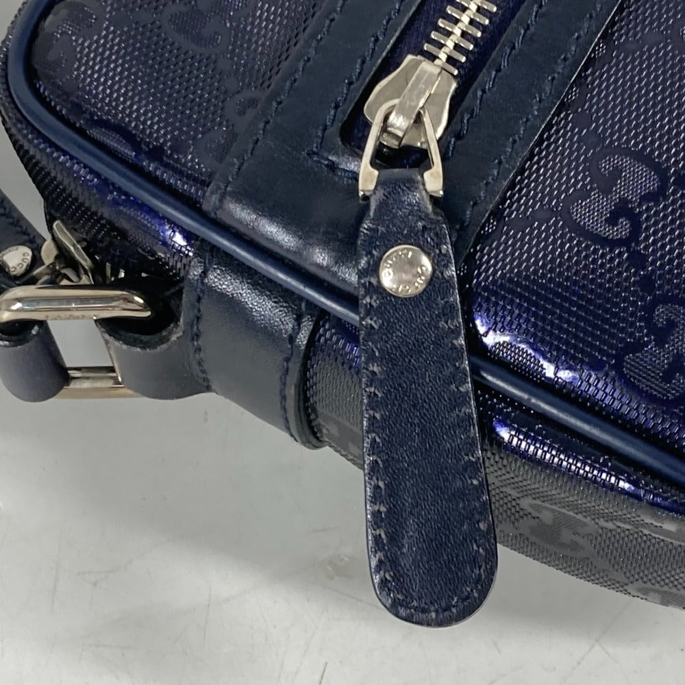 GUCCI Shoulder Bag 201447 GG Imprime, Leather blue GG implementation mens Used