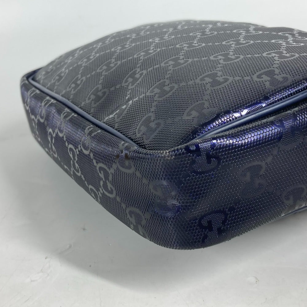 GUCCI Shoulder Bag 201447 GG Imprime, Leather blue GG implementation mens Used