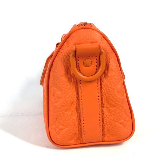 LOUIS VUITTON Handbag M20930 Taurillon Clemence Leather Orange Monogram Keepall  bandouliere25