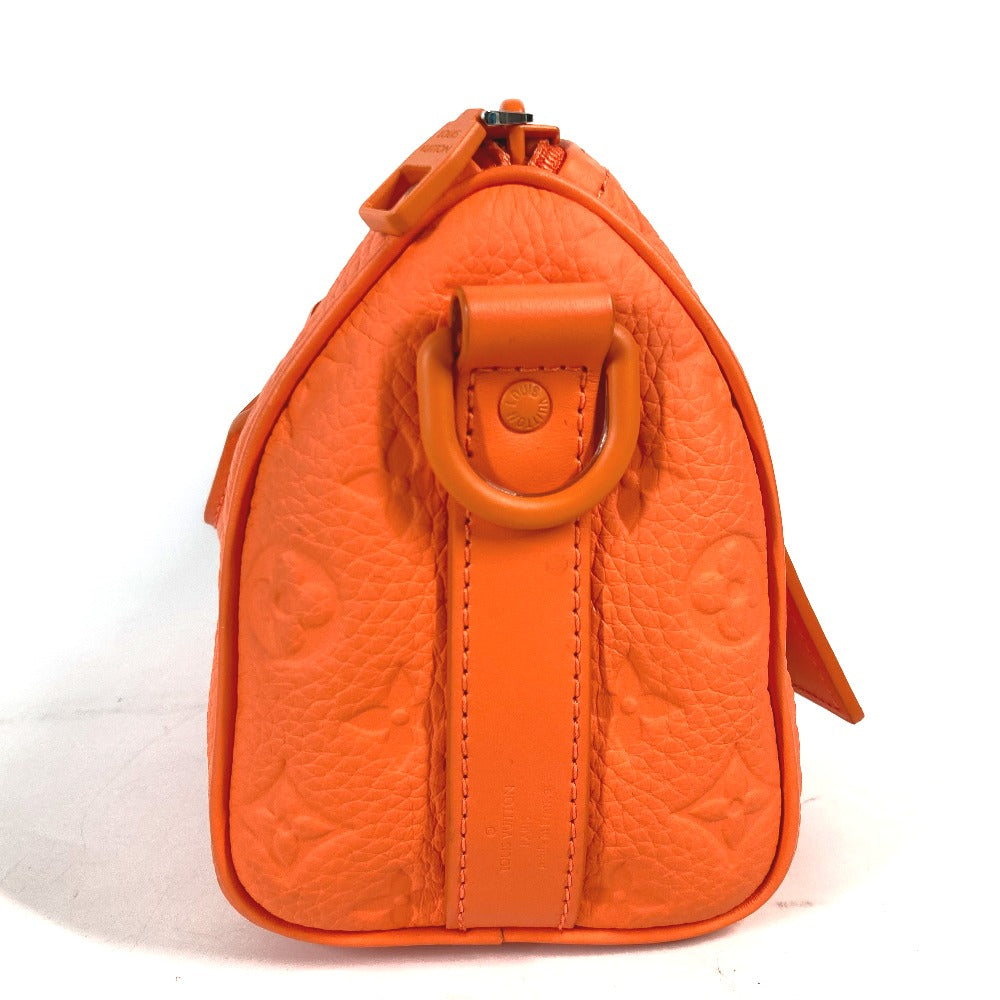 LOUIS VUITTON Handbag M20930 Taurillon Clemence Leather Orange Monogram Keepall  bandouliere25