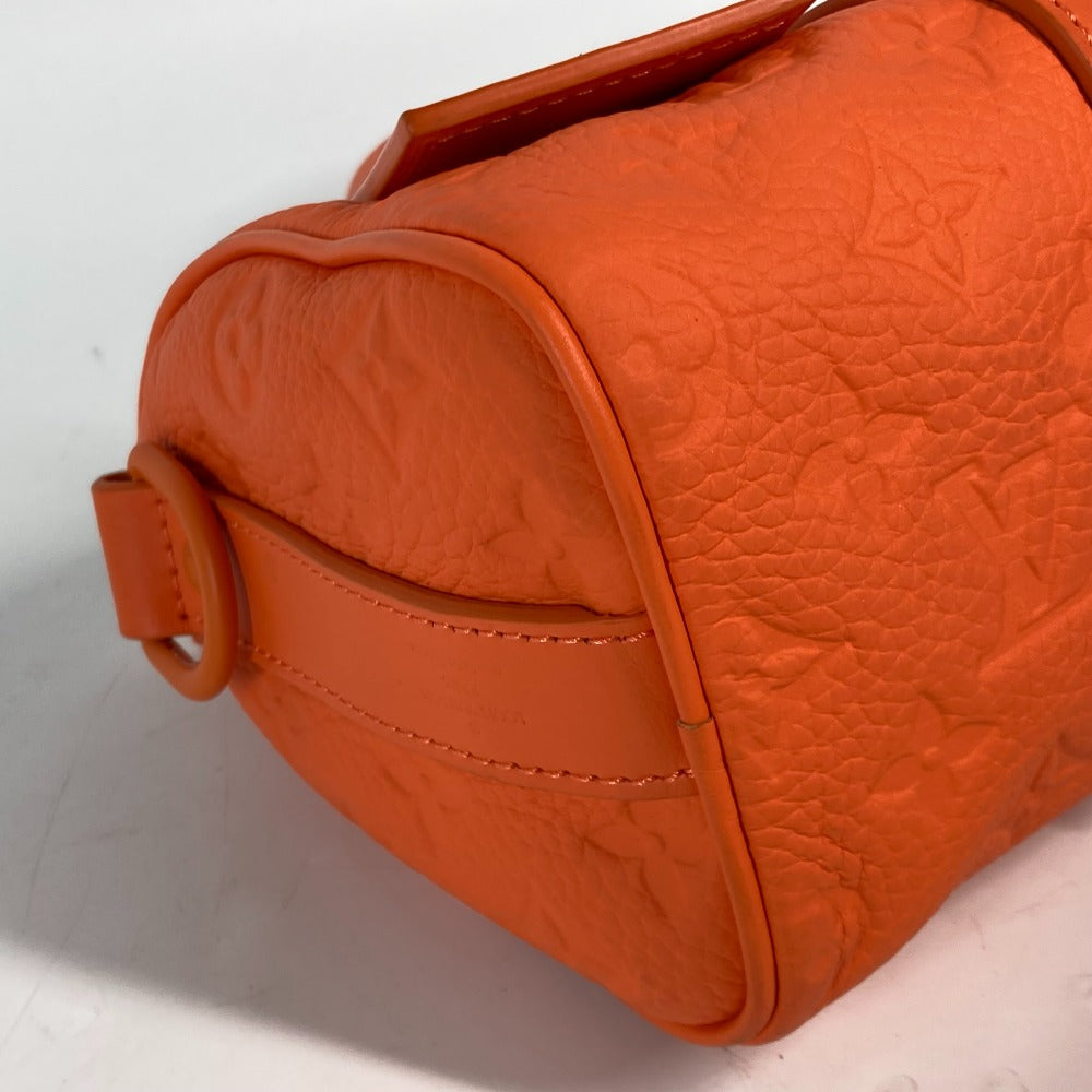 LOUIS VUITTON Handbag M20930 Taurillon Clemence Leather Orange Monogram Keepall  bandouliere25