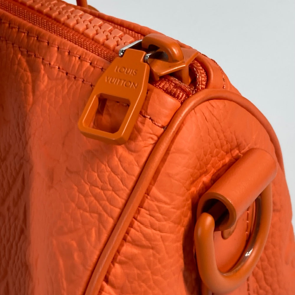 LOUIS VUITTON Handbag M20930 Taurillon Clemence Leather Orange Monogram Keepall  bandouliere25