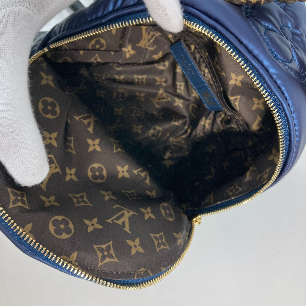 LOUIS VUITTON Backpack M21060 Nylon, Monogram Canvas Navy monogram palm springs Backpack MINI
