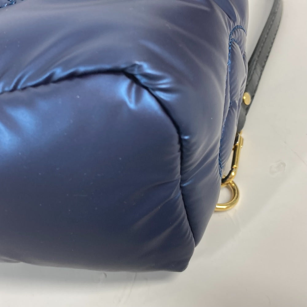 LOUIS VUITTON Backpack M21060 Nylon, Monogram Canvas Navy monogram palm springs Backpack MINI