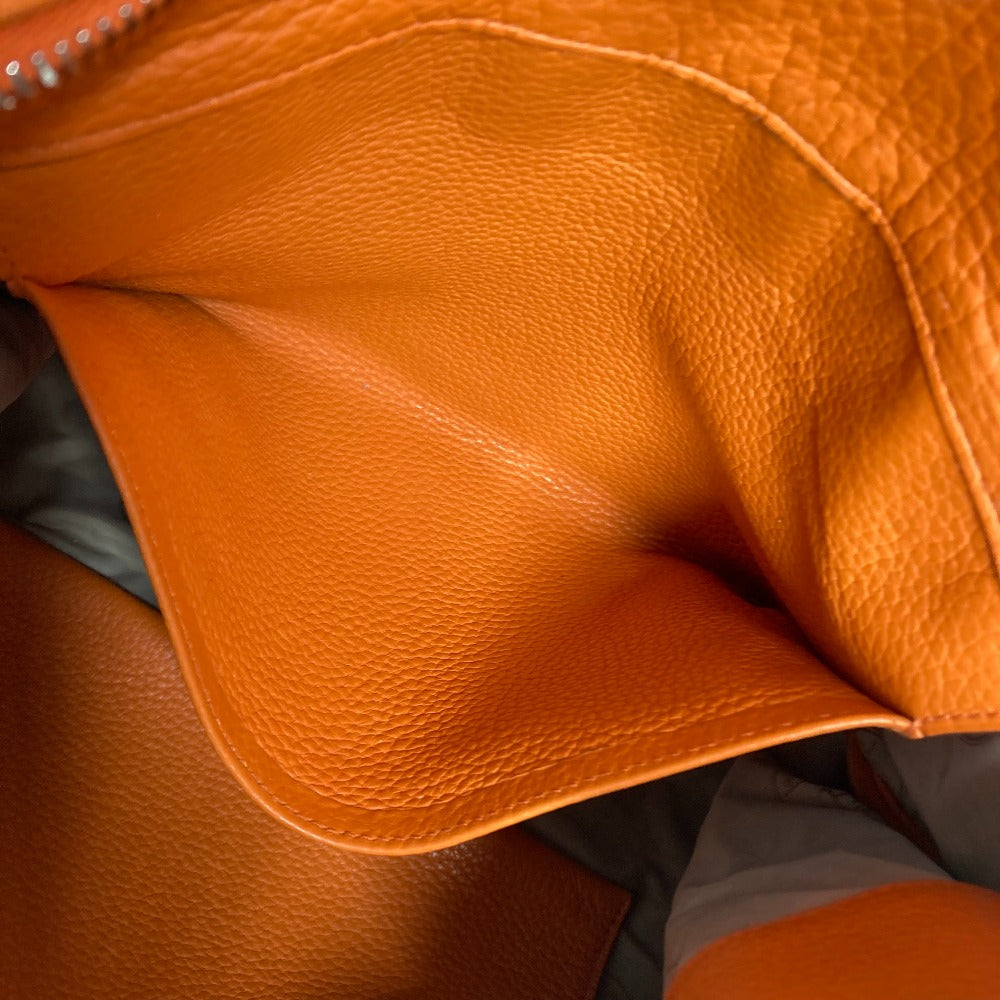 HERMES Handbag Taurillon Clemence Orange Atlas 35 Women Used