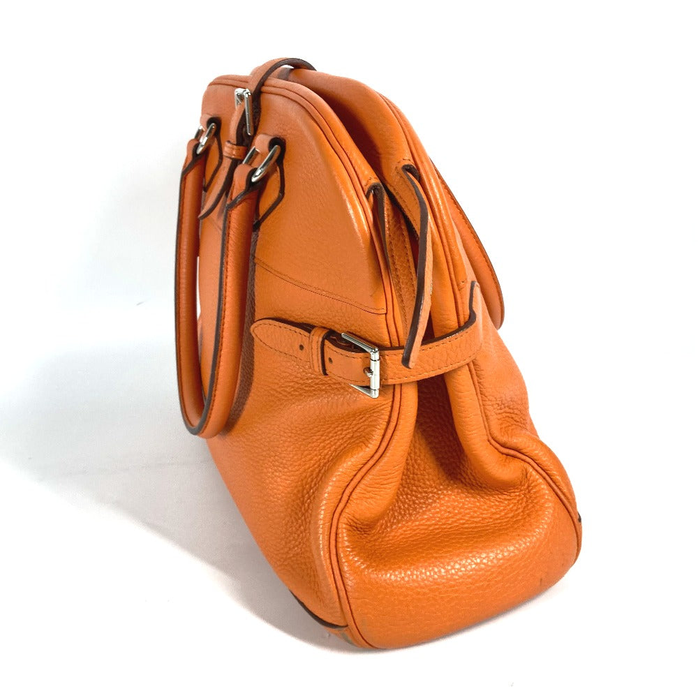 HERMES Handbag Taurillon Clemence Orange Atlas 35 Women Used