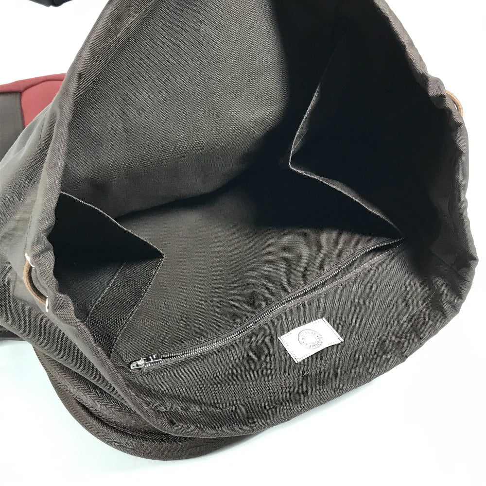 HERMES Tote Bag canvas Red Sac de Pansage Groom