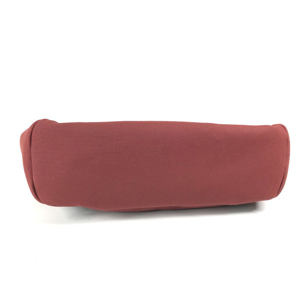 HERMES Tote Bag canvas Red Sac de Pansage Groom