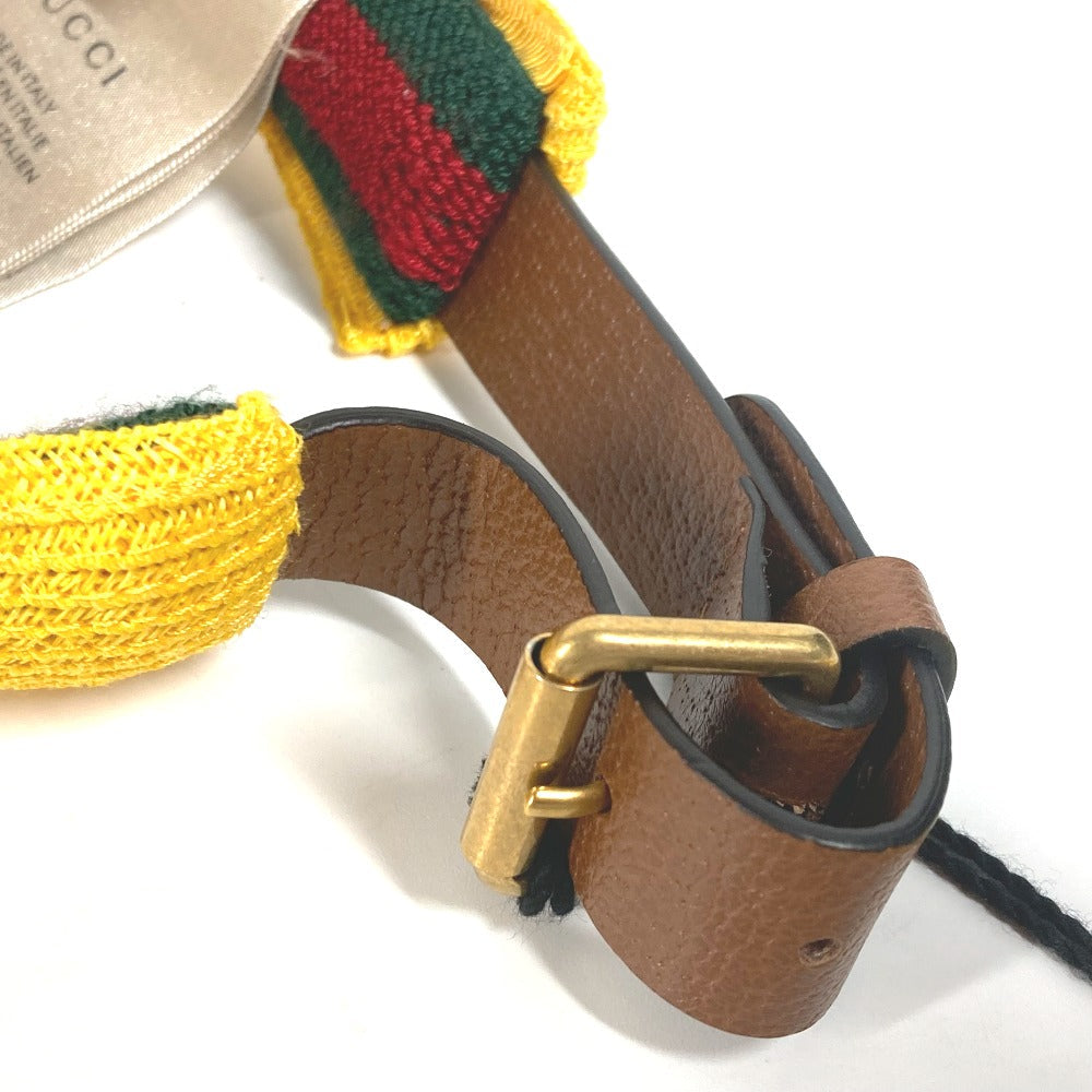 GUCCI Sun visor 696481 Raffia yellow Adidas adidas collaboration logo Sherry Line unisex(Unisex) S Used
