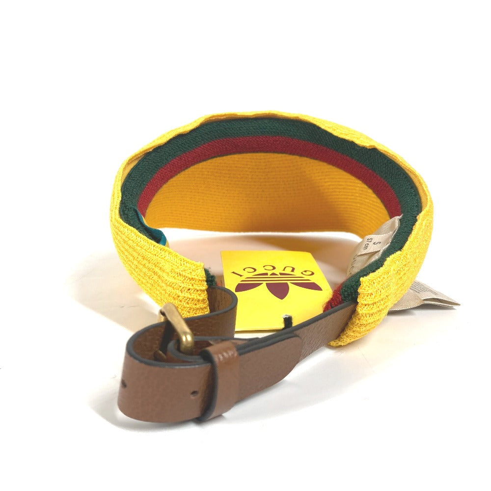 GUCCI Sun visor 696481 Raffia yellow Adidas adidas collaboration logo Sherry Line unisex(Unisex) S Used