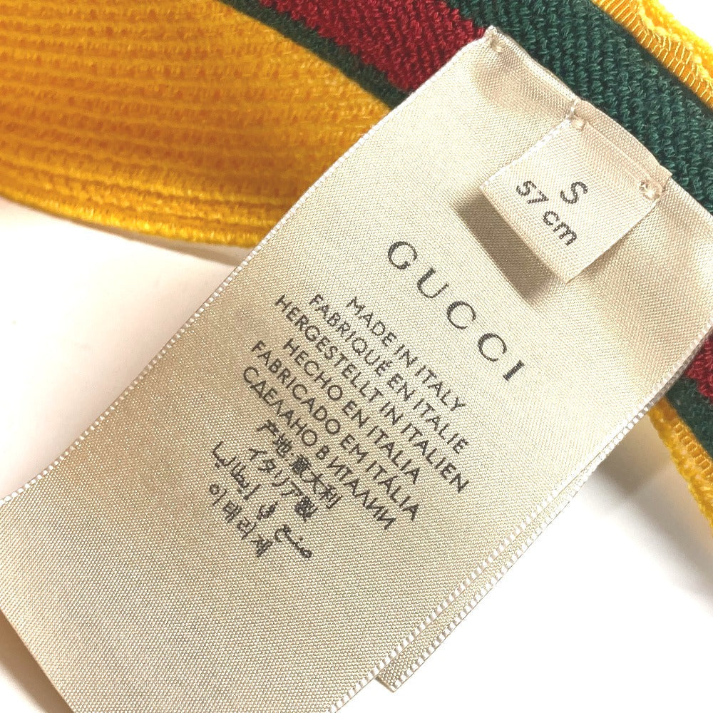 GUCCI Sun visor 696481 Raffia yellow Adidas adidas collaboration logo Sherry Line unisex(Unisex) S Used