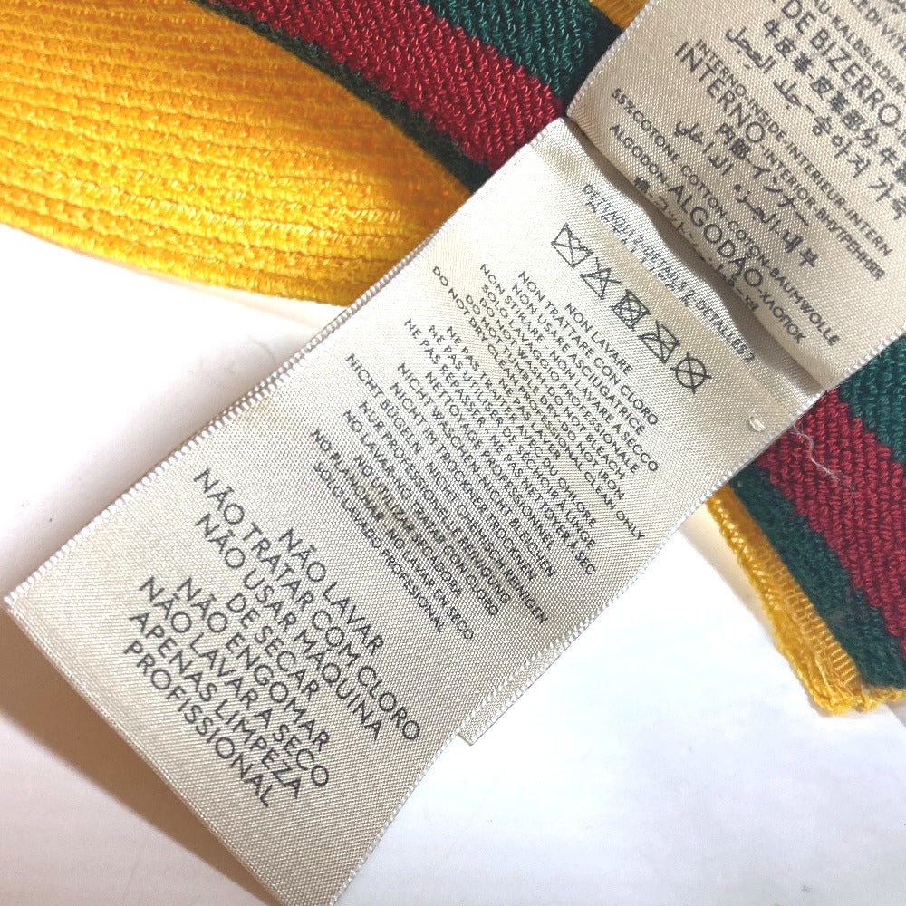 GUCCI Sun visor 696481 Raffia yellow Adidas adidas collaboration logo Sherry Line unisex(Unisex) S Used