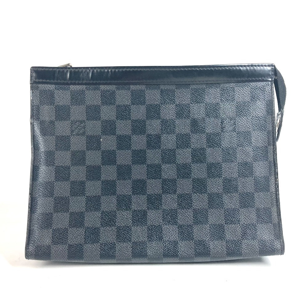 LOUIS VUITTON business bag N41696 Damier Grafitto Canvas black Damier Grafitte Pochette Voyage MM