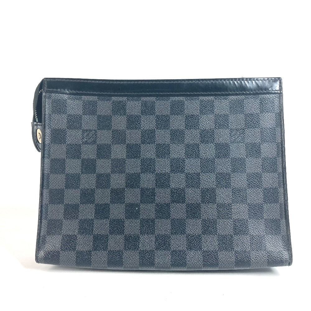 LOUIS VUITTON business bag N41696 Damier Grafitto Canvas black Damier Grafitte Pochette Voyage MM