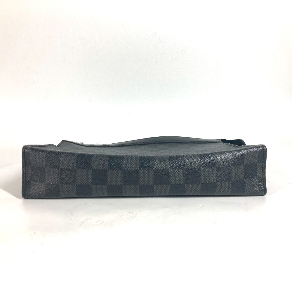 LOUIS VUITTON business bag N41696 Damier Grafitto Canvas black Damier Grafitte Pochette Voyage MM