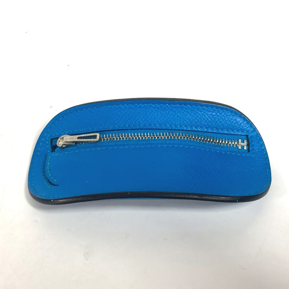 HERMES Coin case Epsom blue SURF