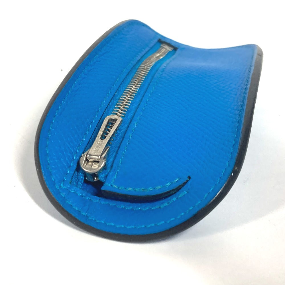 HERMES Coin case Epsom blue SURF