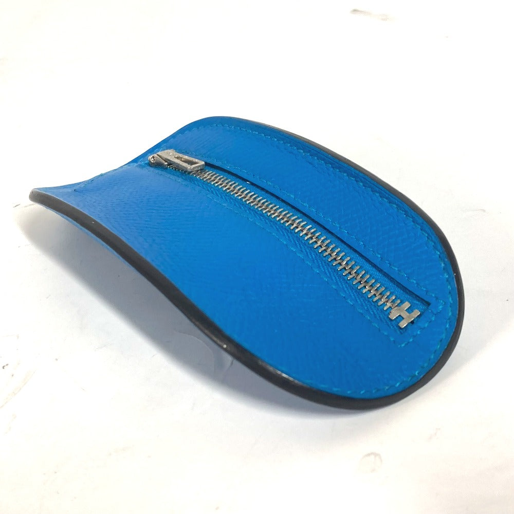 HERMES Coin case Epsom blue SURF
