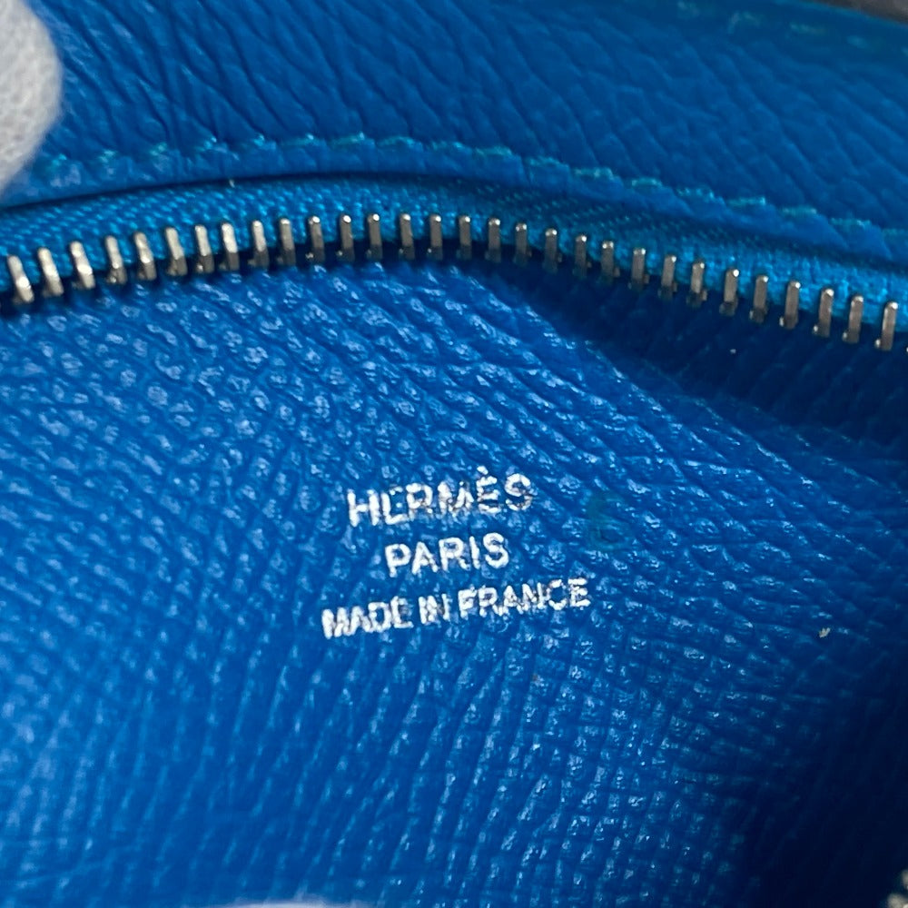 HERMES Coin case Epsom blue SURF
