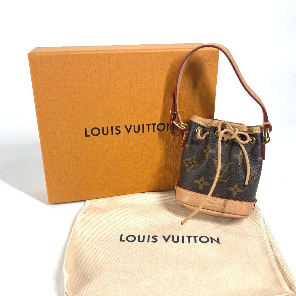 LOUIS VUITTON charm M00818 Monogram canvas Brown Monogram Bag Charm Micro Noe