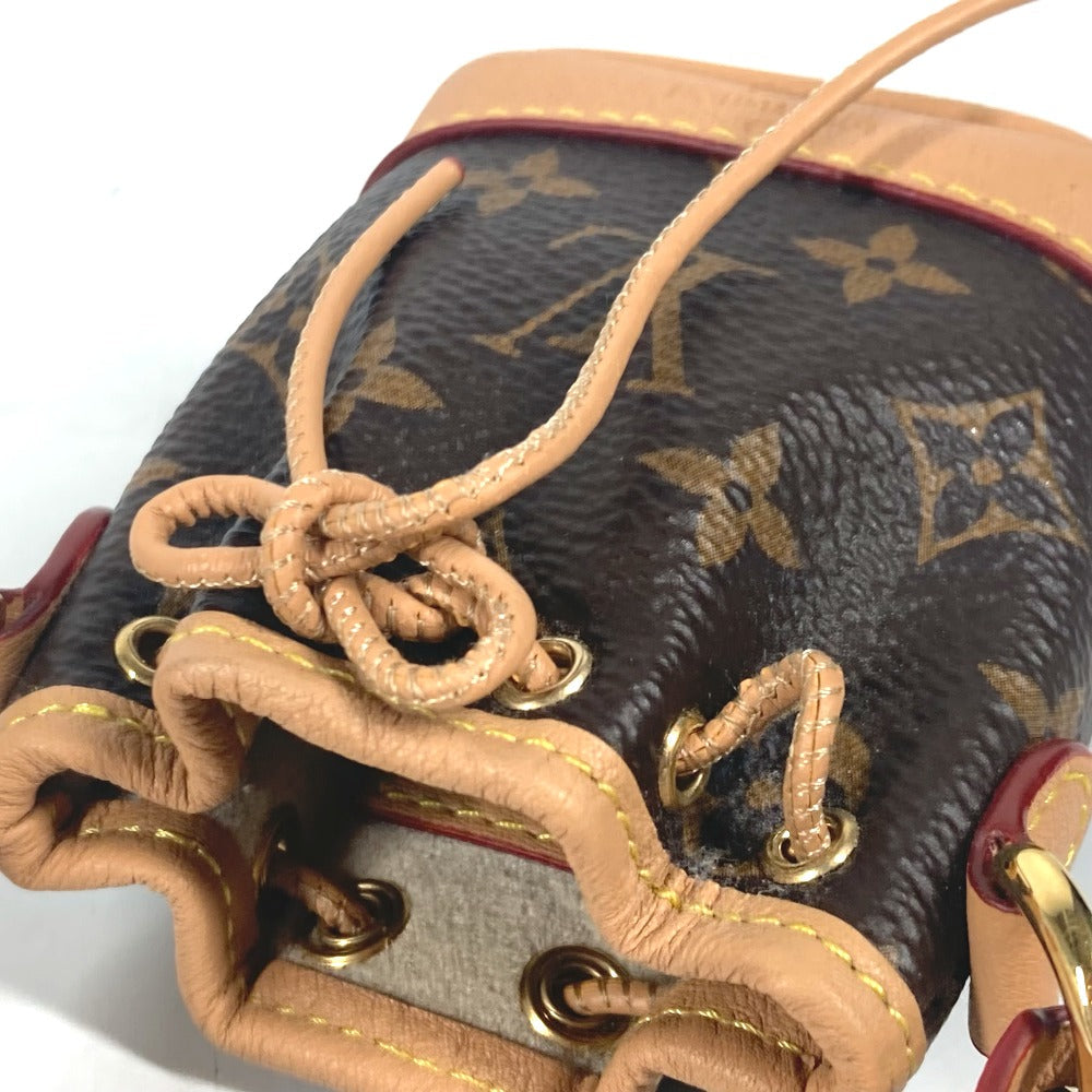 LOUIS VUITTON charm M00818 Monogram canvas Brown Monogram Bag Charm Micro Noe