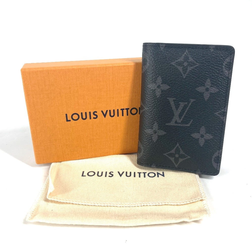 LOUIS VUITTON Card Case M61696 Monogram Eclipse Canvas black Monogram Eclipse Card Case Organizer de Poche