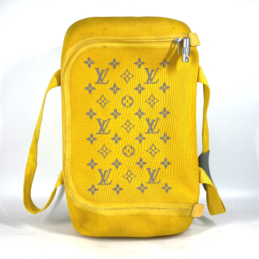 LOUIS VUITTON Carry Bag M20124 , Jacquard knit yellow Monogram Horizon Soft 2R55
