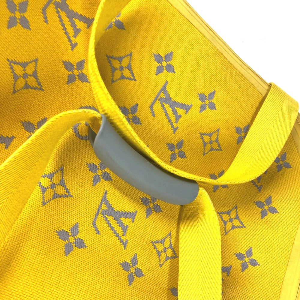 LOUIS VUITTON Carry Bag M20124 , Jacquard knit yellow Monogram Horizon Soft 2R55