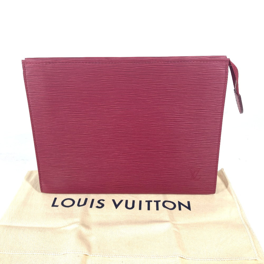 LOUIS VUITTON Clutch bag M41085 Epi Leather Red Epi posh toilette 26