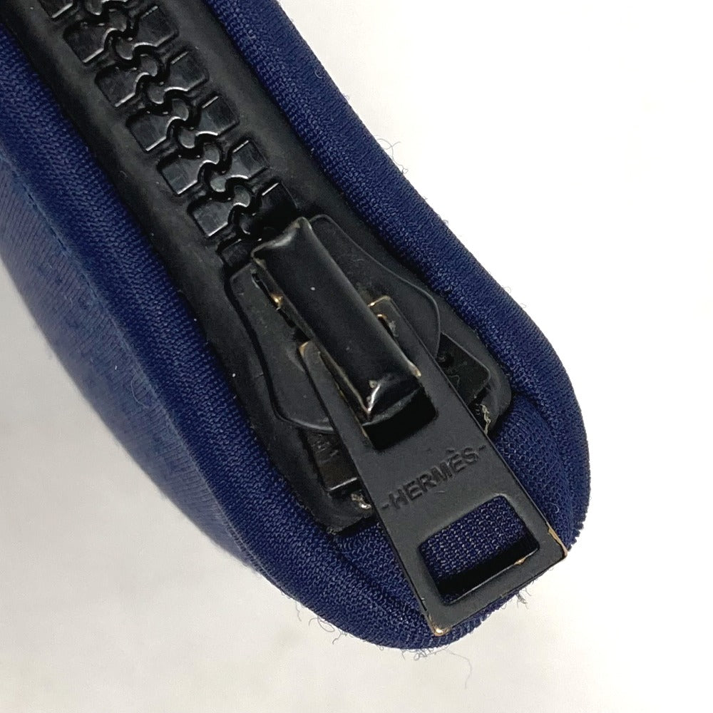 HERMES Pouch H104312M 01 polyamide Navy Neovan MM