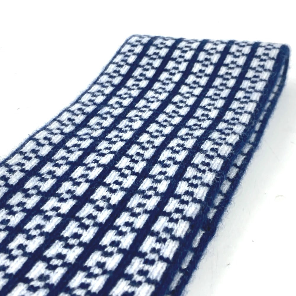 HERMES cashmere Navy By color H logo
