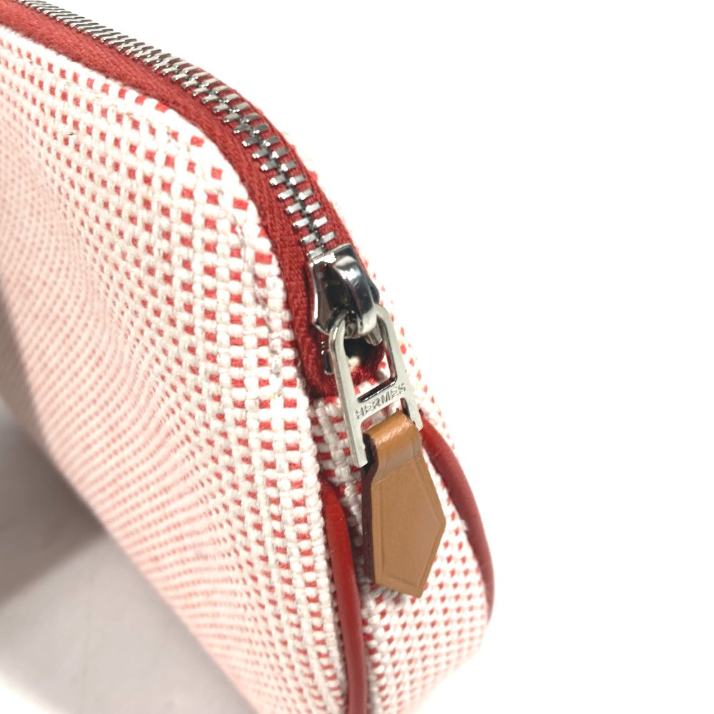 HERMES Pouch H103607M 02 cotton Orange Echape