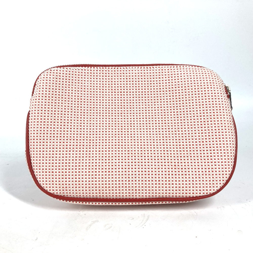 HERMES Pouch H103607M 02 cotton Orange Echape