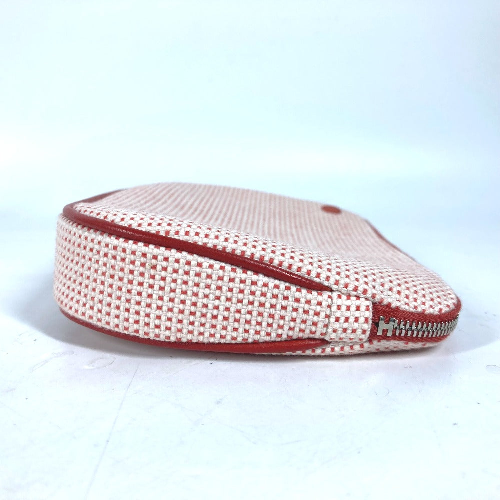 HERMES Pouch H103607M 02 cotton Orange Echape